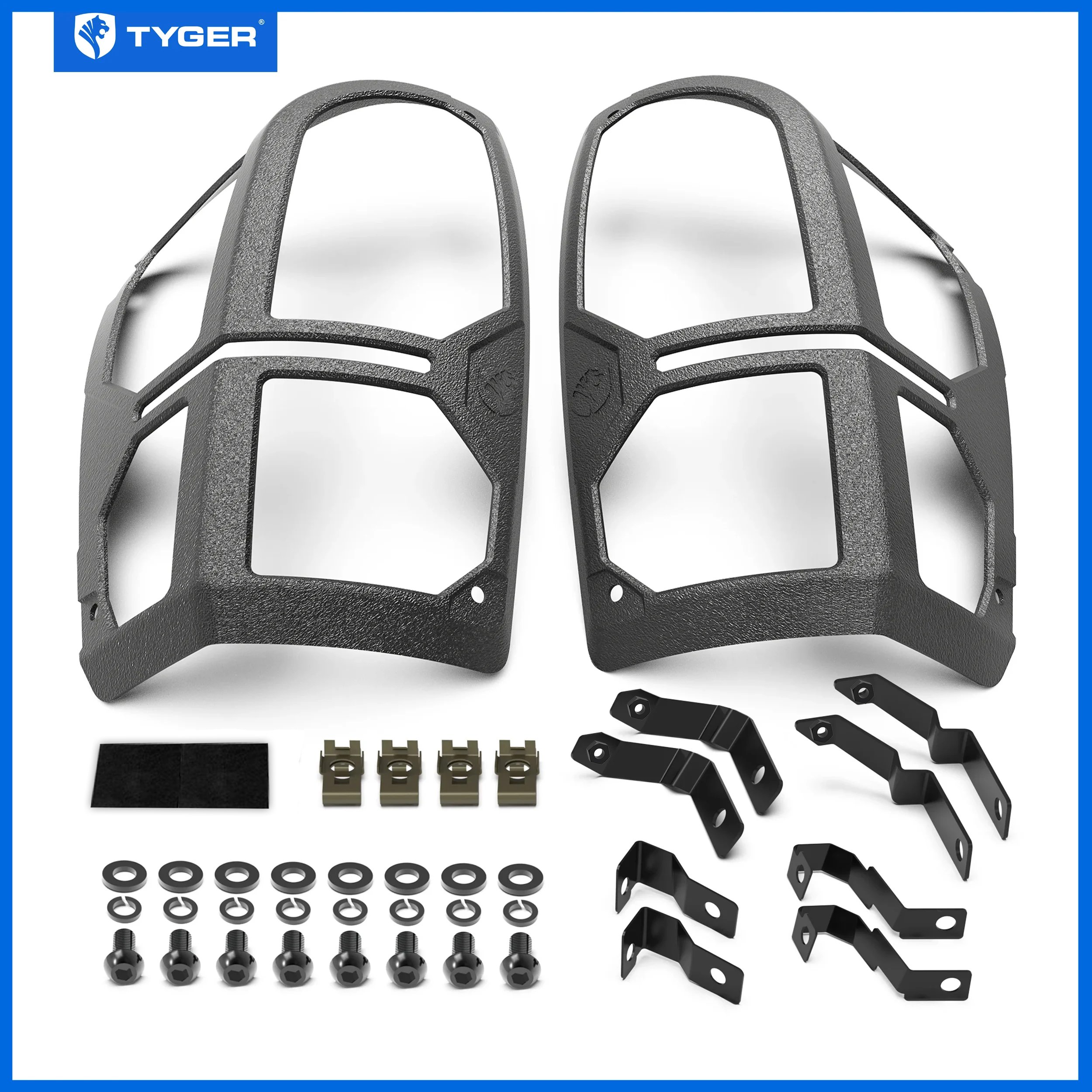Pauldrons Tail Light Guards Fit 2016-2023 Toyota Tacoma | No Drilling Required | TG-TG7T86668