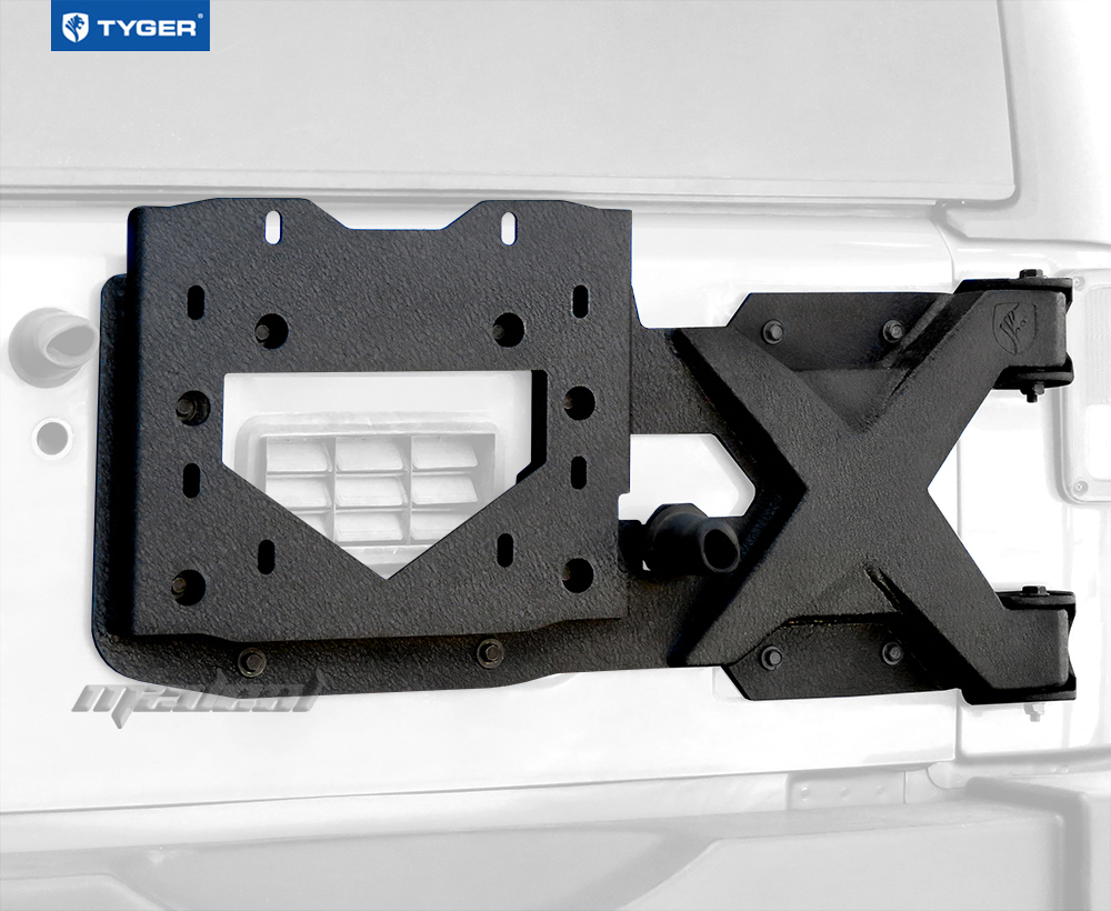 Tire Carrier Kit Fit 2007-2018 Wrangler JK (NOT JL) TG-TR8J84078