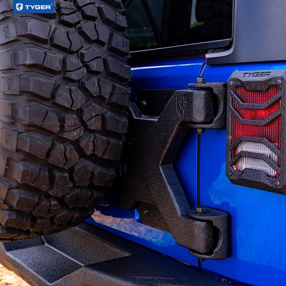 Tire Carrier Kit Fit 2007-2018 Wrangler JK (NOT JL) TG-TR8J84078